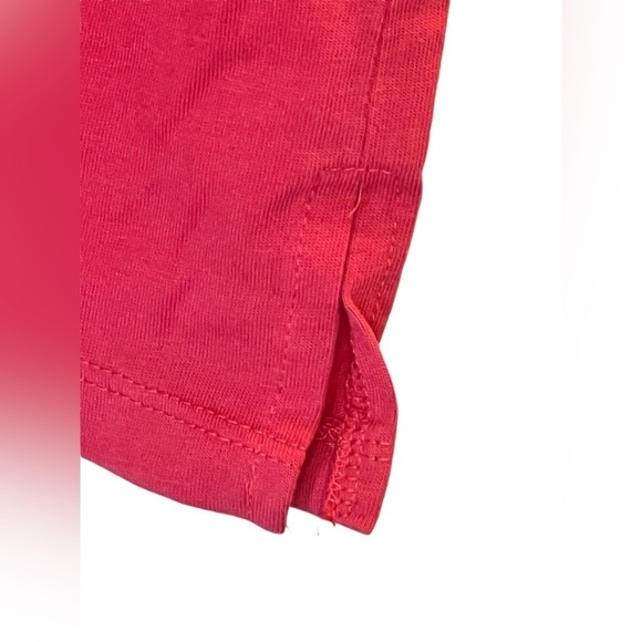 Sale Alia Women’s Top 1X Coral V-Neck Short Sleeves Sequins - Picture 6 of 10